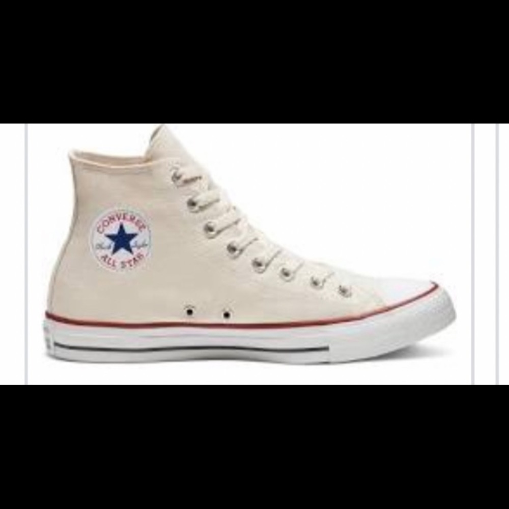 mens converse size 11 fits 11-11.5 off white cream